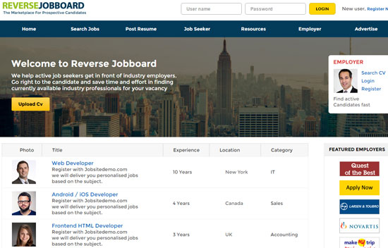 Reverse Job Board Themes