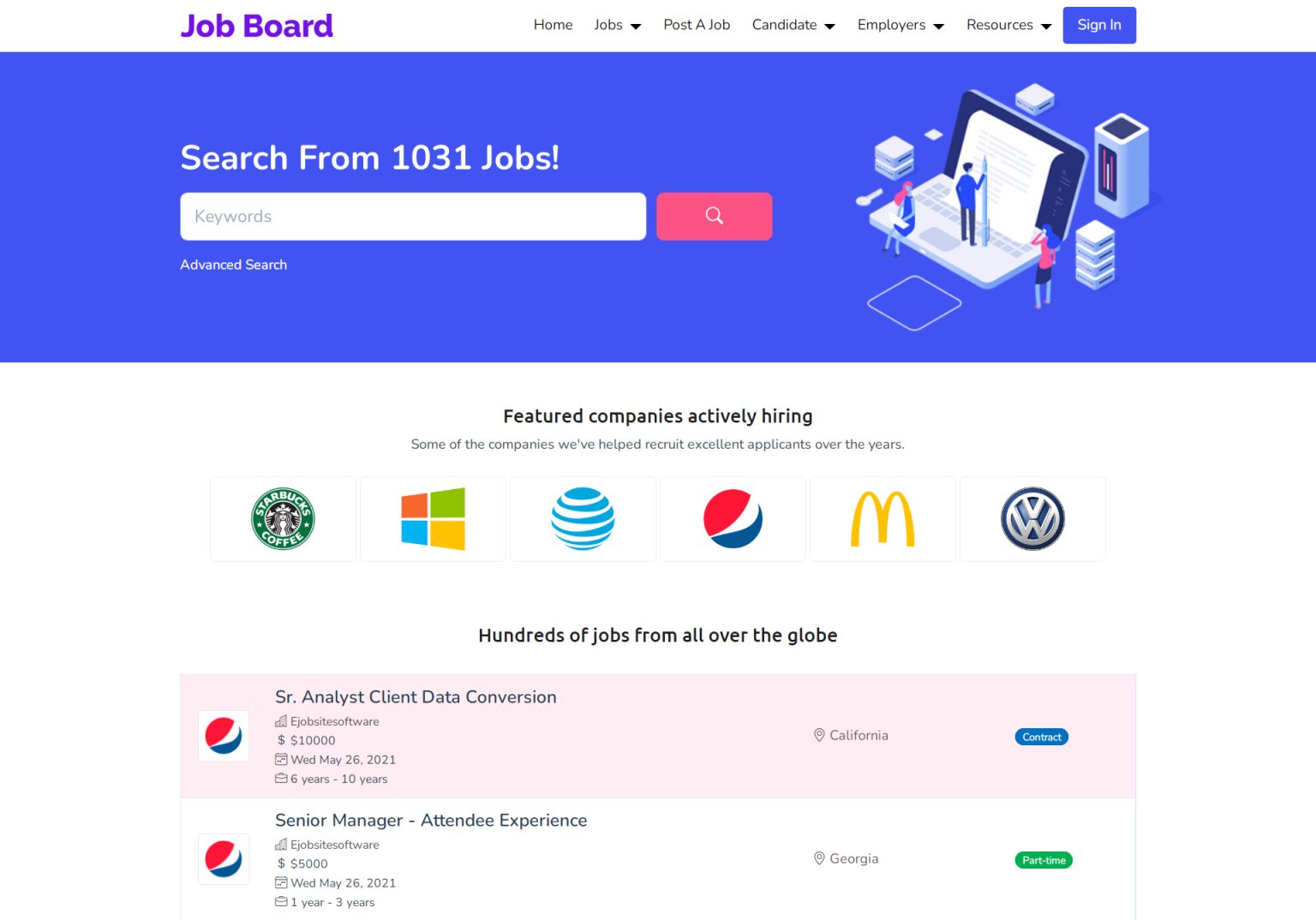 Job Board Software with Applicant Tracking