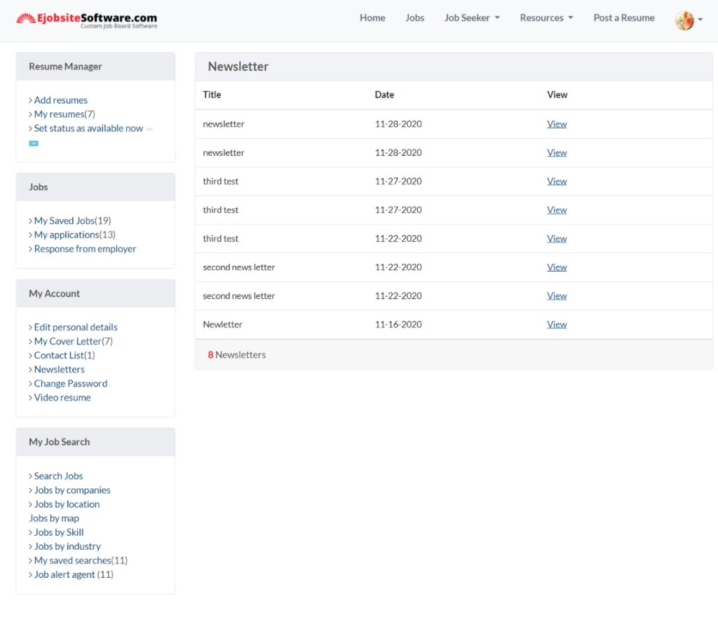 Recruitment CRM Job Board Software with Applicant Tracking
