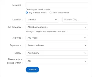 Search Jobs Form