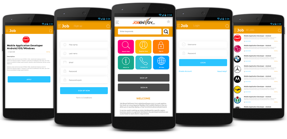 Job Board Software Android App