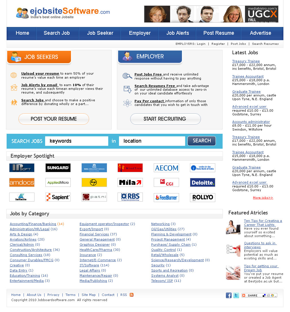job board theme