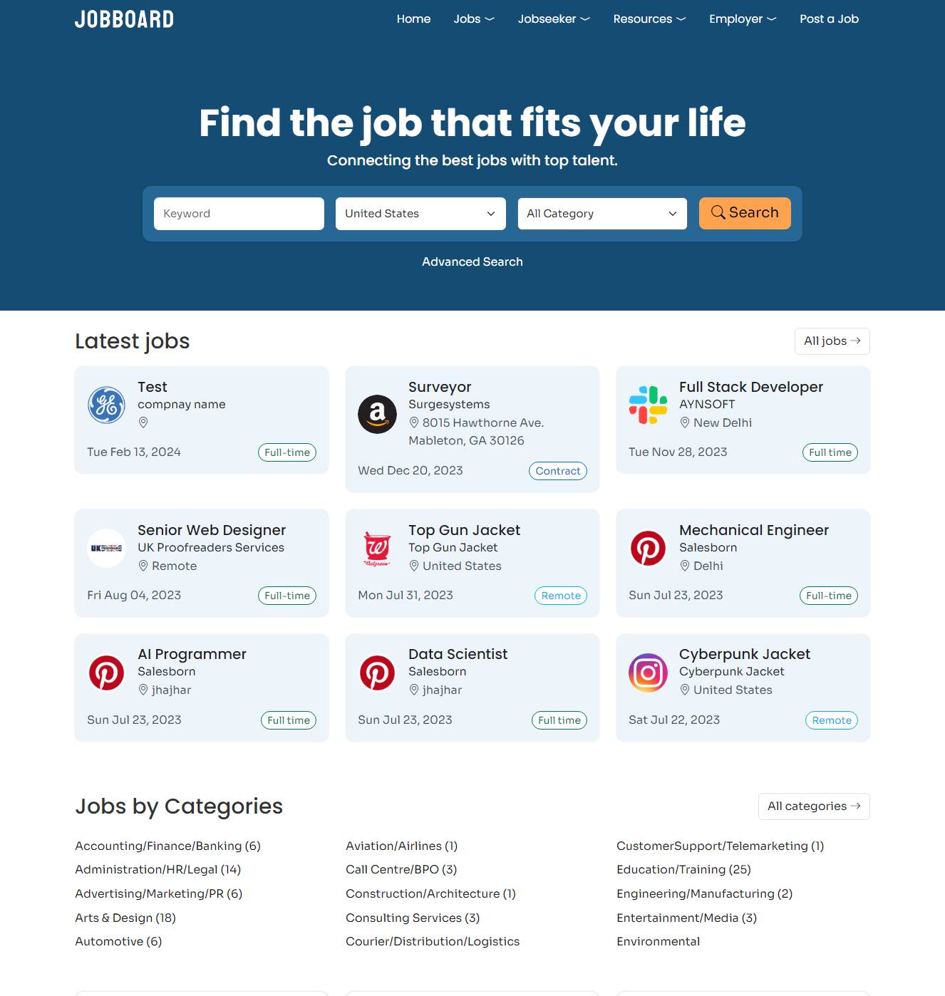 Job Board Software with Applicant Tracking System